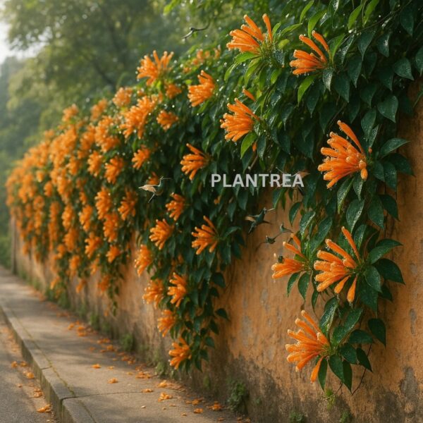 drooping funnel shaped trumpet flowers.