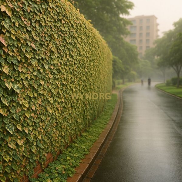 11 wall creeper plant – ficus pumila green leaves | fast growing climber for vertical walls & indoor decor – plantrea