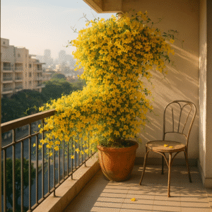 cat's claw plant (macfadyena unguis cati) fast growing climber vine
