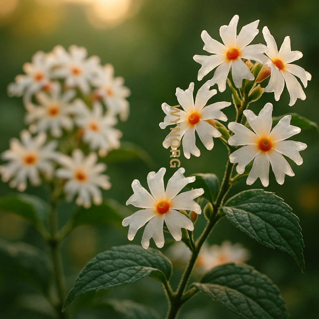 parijat plant (night jasmine / harsingar) – fragrant flowering plant for home & garden
