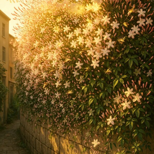 pink jasmine plant – fragrant flowering creeper for home & garden