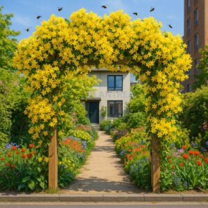 yellow bridal bouquet plant – rare flowering climber