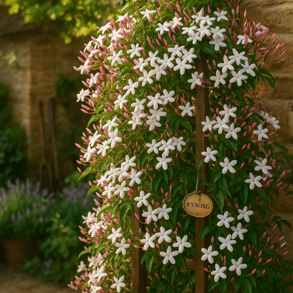 pink jasmine plant – fragrant flowering creeper for home & garden