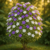 yesterday, today & tomorrow plant (brunfelsia) – unique color changing flowering shrub