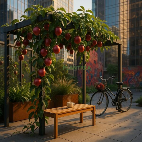 passion fruit plant – live healthy fruiting vine | fast growing climber for garden & home passion fruit plant – live healthy fruiting vine | fast growing climber for garden & home