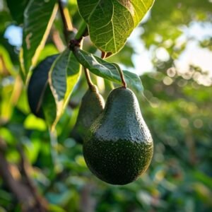 botanical photography of hass avocado hass avocado visual appearance dark green pear shaped avoc