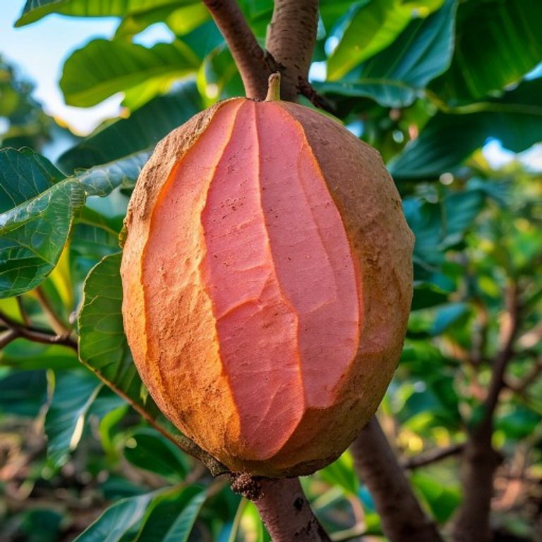 botanical photography of mamey sapote mamey sapote visual appearance large oval fruit with rough 1