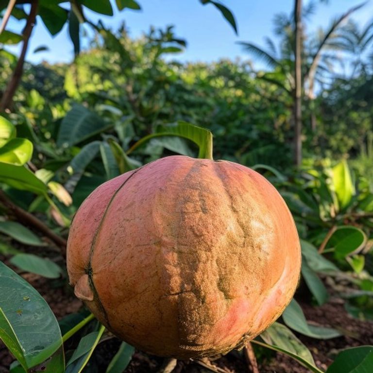 botanical photography of mamey sapote mamey sapote visual appearance large oval fruit with rough