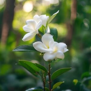 botanical photography of gardenia gardenia jasminoides visual appearance gardenia tropical plant