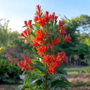 botanical photography of gulmohar delonix regia visual appearance gulmohar tropical plant with p