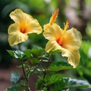 botanical photography of hibiscus yellow hibiscus rosa sinensis yellow visual appearance lar
