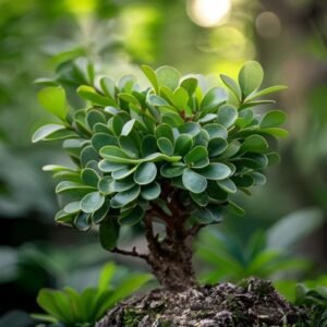 botanical photography of jade plant crassula ovata visual appearance thick oval glossy green lea