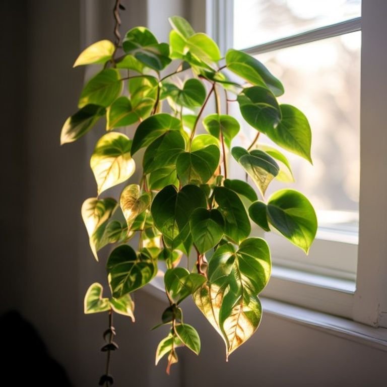 botanical photography of pothos neon epipremnum aureum neon visual appearance heart shaped g