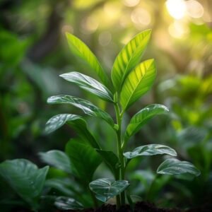 botanical photography of unknown plant visual appearance unknown plant tropical plant with lush gr 1