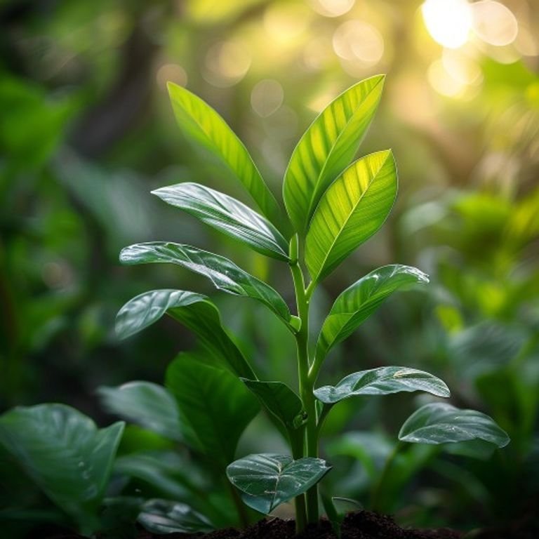 botanical photography of unknown plant visual appearance unknown plant tropical plant with lush gr 1