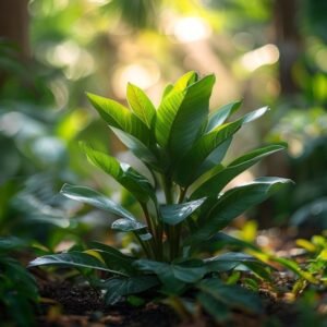 botanical photography of unknown plant visual appearance unknown plant tropical plant with lush gr 2