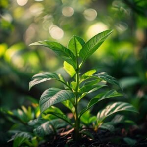 botanical photography of unknown plant visual appearance unknown plant tropical plant with lush gr 5