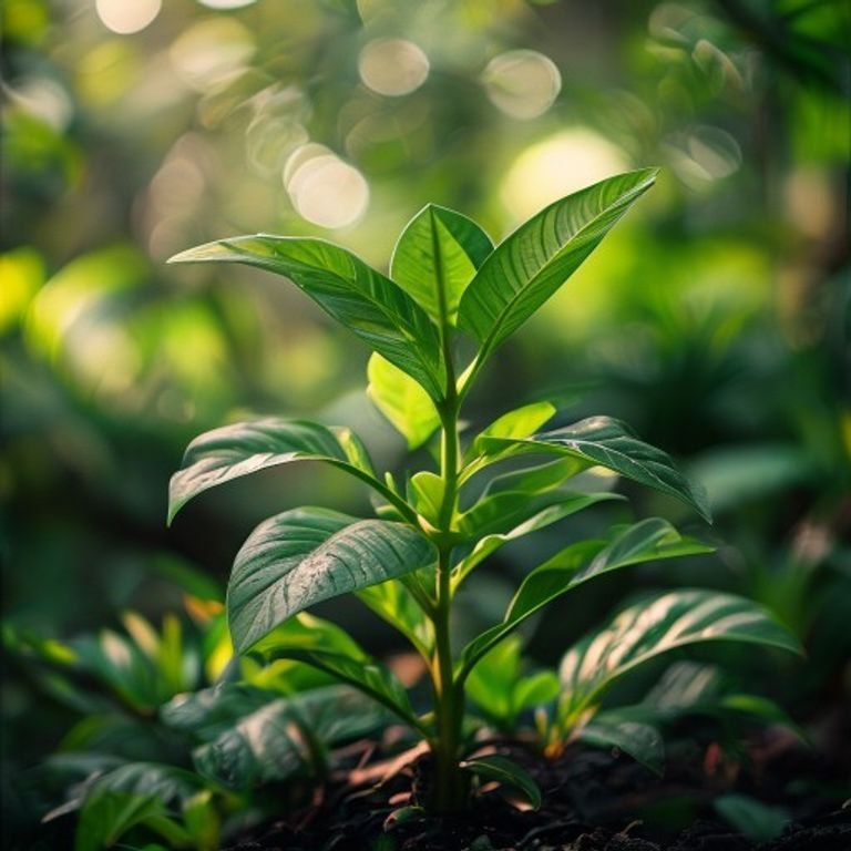 botanical photography of unknown plant visual appearance unknown plant tropical plant with lush gr 5