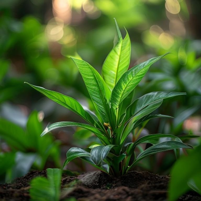 botanical photography of unknown plant visual appearance unknown plant tropical plant with lush gr
