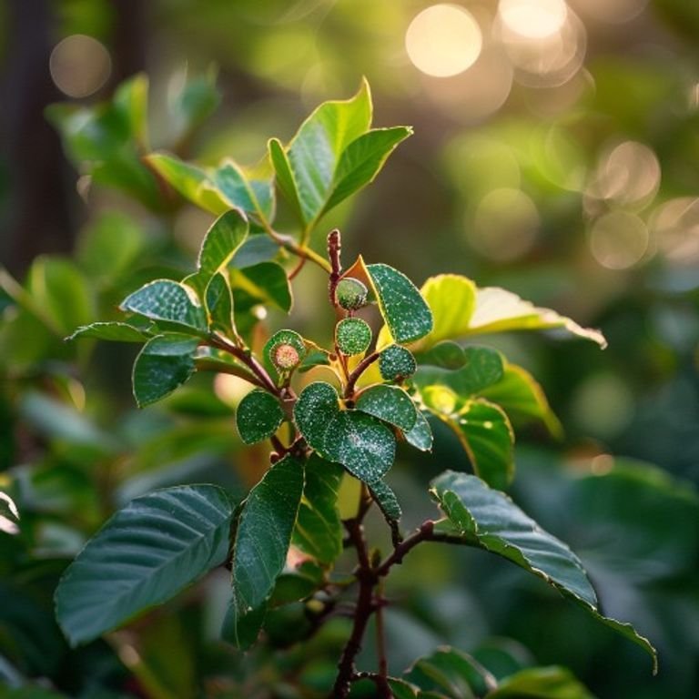 botanical photography of variegated natal plum visual appearance variegated natal plum tropical pl